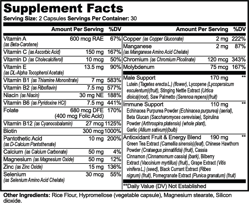 Supplement Complete Multivitamin (Bundle Deal)