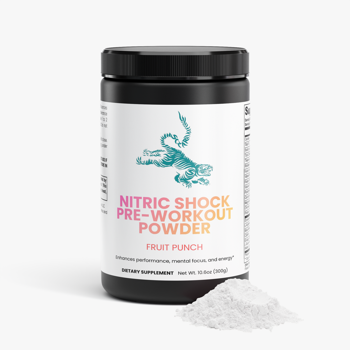 Supplement Nitric Shock Pre-Workout Powder (Fruit Punch)