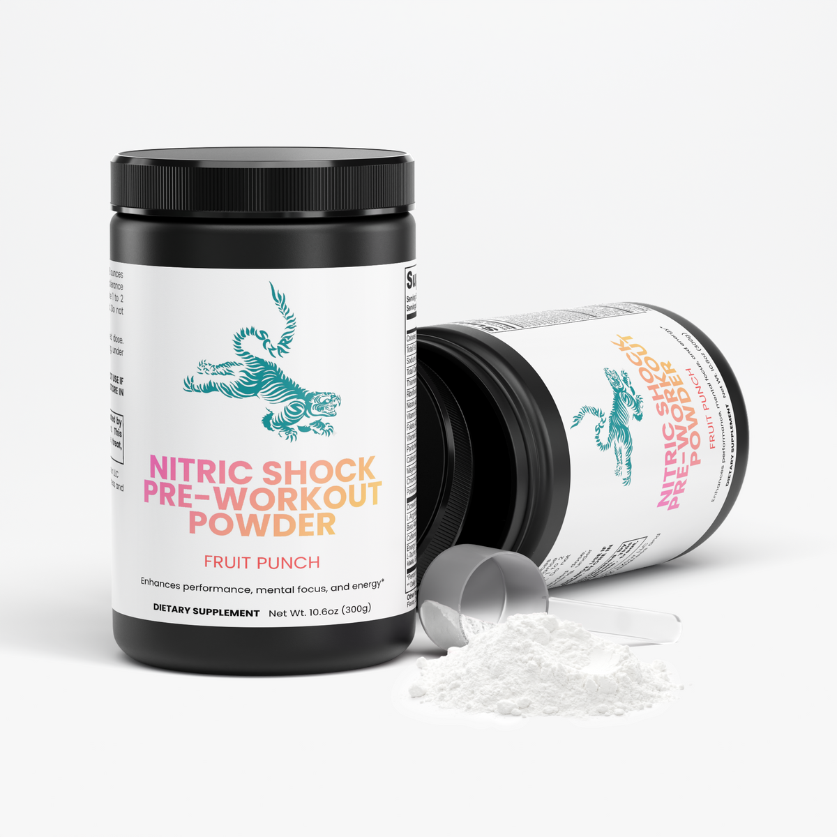 Supplement Nitric Shock Pre-Workout Powder (Fruit Punch)