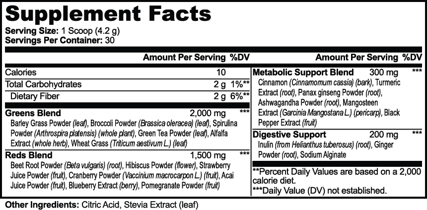 Supplement Greens Superfood