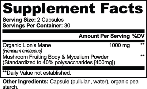 Supplement Lion's Mane Mushroom
